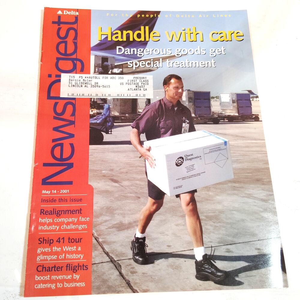 Delta News Digest - May 14, 2001 - Handle With Care Magazine